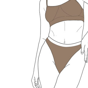 Bikini brazylijskie z tyłem