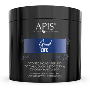 Oczyszczający peeling z solą morską z Morza Martwego APIS Good Life
