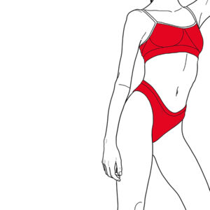 Bikini french z tyłem