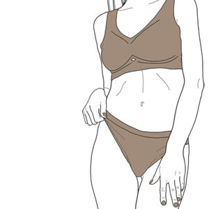 Bikini brazylijskie z tyłem