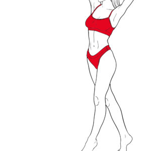Bikini french z tyłem + całe nogi