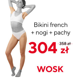 Bikini french+ całe nogi + pachy
